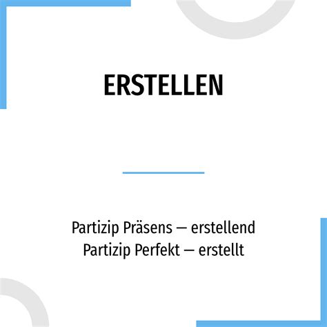 erstellen konjugation|conjugation word german erstellen.